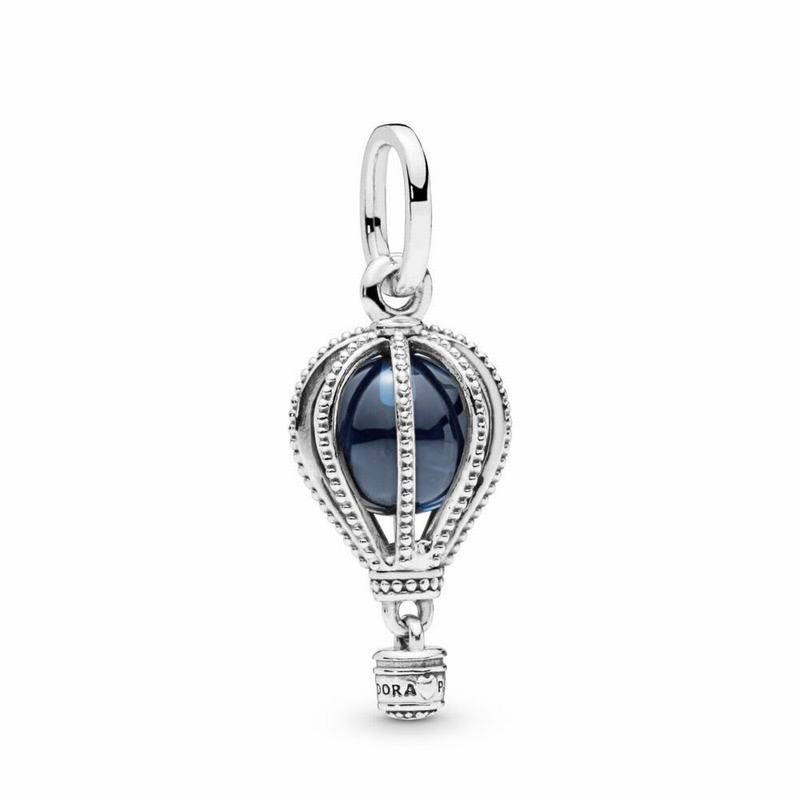 Pandora Hot Air Balloon Dangle Charm Silver Egypt QH1463027